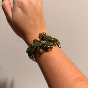 Green Lizard Reptile Bracelet